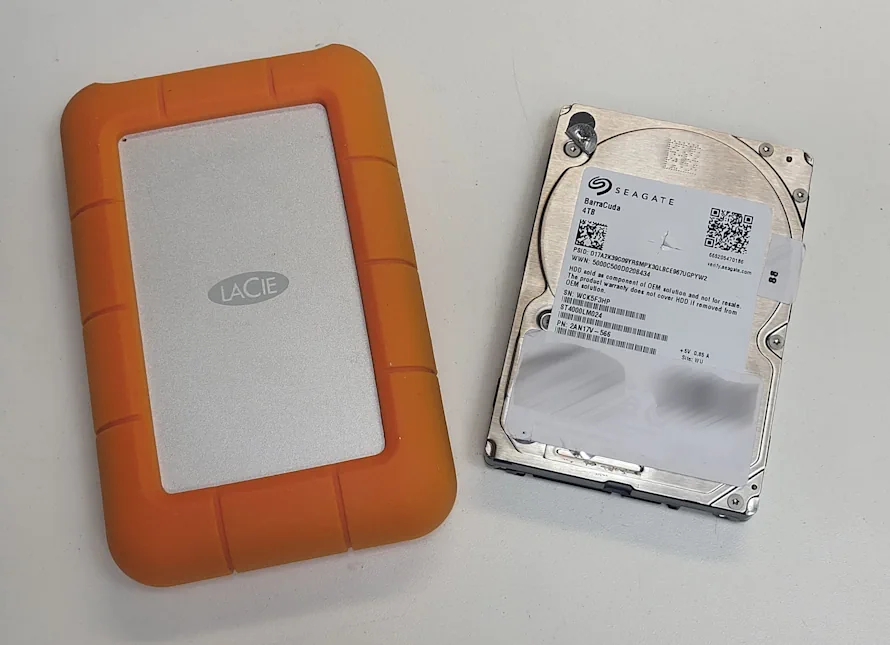 Externe Festplatte Datenrettung